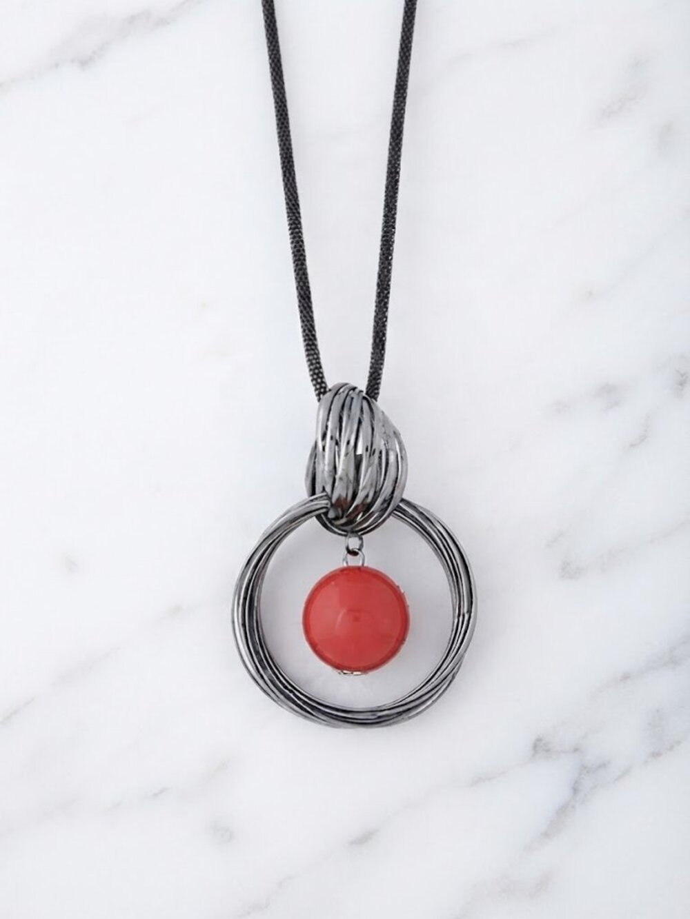 Ladies Chic Red Necklace  